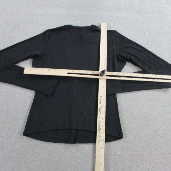 SKIMS Soft Lounge Cardigan Womens Small Onyx Black Button Front Long Sleeve NEW - Picture 6 of 9